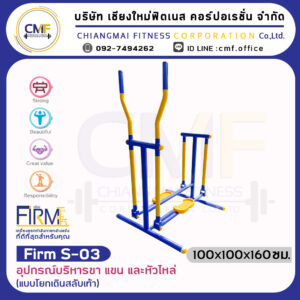 Firm-S-03 อุปกรณ์บริหารขา แขน และหัวไหล่ (แบบโยกเดินสลับเท้า)