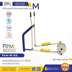 Firm-M-03 อุปกรณ์บริหารแขน-ขา-หัวไหล่ (แบบวิ่งล้อถ่วงน้ำหนัก)